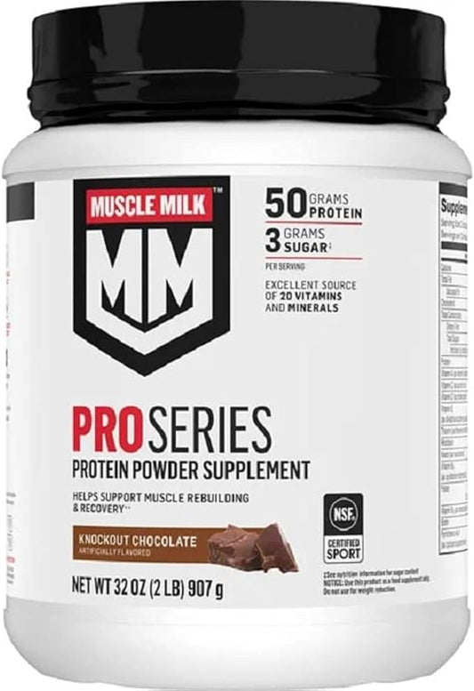 Muscle Mlk Pro Series 50 Knockout Chocolate, 2 Pounds