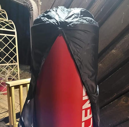 J&C Punching Bag Cover Outdoor Waterproof 420D Dustproof Standing Boxing Bag Cover Boxing Punching Bags Heavy Bags for Sports Outdoors Exercise Black