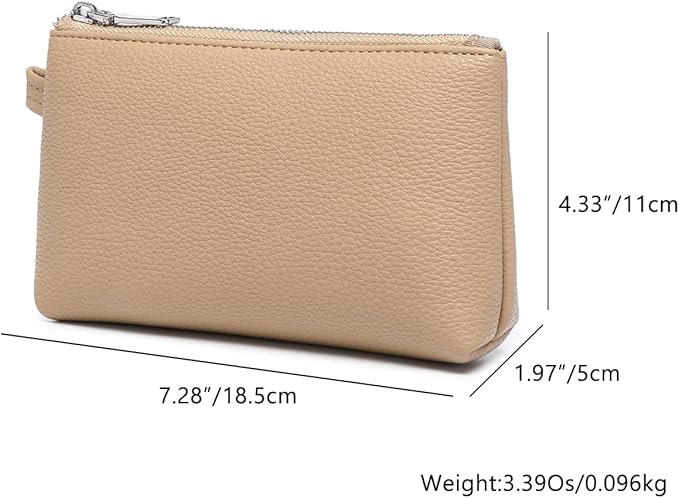 PU Leather Makeup Simple and Convenient Handbag Small Exquisite Storage Bag (Pu/Sandy)