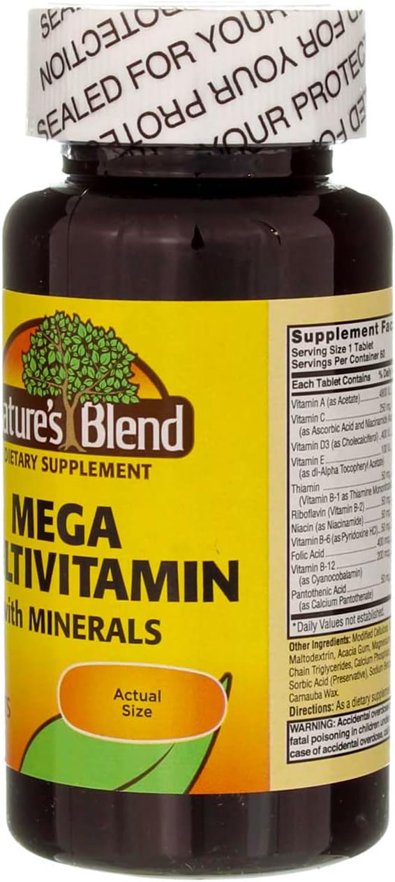 Nature's Blend MEGA Multi W/Chel MIN TB 60