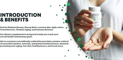 XpandAge's Bovine Collagen Peptides contain Biotin, Niacin, Vitamin C, Vitamin D, Thiamin, Paba, Hyaluronic acid, Turmeric, Bioperine, and more for healthy Hair, Nails, Beauty, Joint, and Bone health.