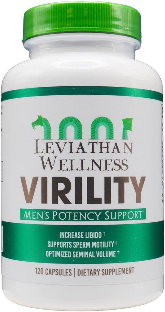 Virility - Mens Potency Support, 120 Capsules, 30 Servings