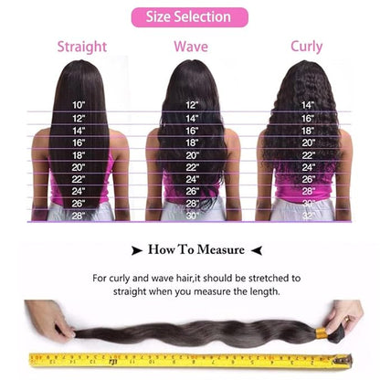 Beauty Queen 16A Body Wave Bundles Human Hair (22, 20, 18 Inch) 100% Unprocessed Virgin Remy Human Hair Full And Thick Quick Weave Hair Bundles Natural Color Hair Extensions