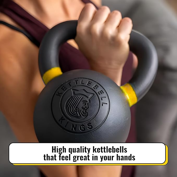 Kettlebell Kings Powder Coated Kettlebell Weights 5-90 LB