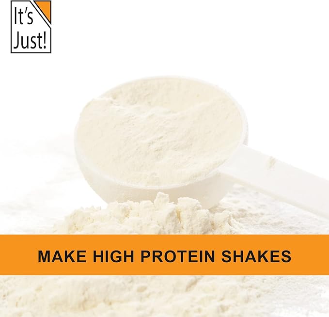 It's Just! - Egg White Protein Powder, Made in USA, Dried Egg Whites (Unflavored, 3lb)