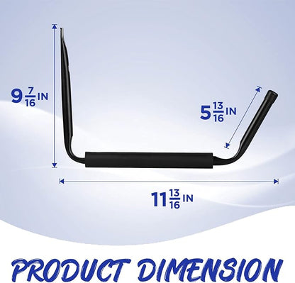 Yes4All Heavy Duty Steel Wall Mount Paddle Board Racks, Surfboard Holder, Suitable for Both Indoor and Outdoor Storage