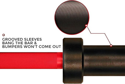 Chong Olympic Barbell 47Inch-4FT-350lb /86Inch-7FT-1500lb EZ Curl Weight Bar