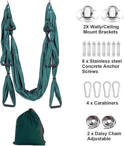 Aerial Yoga Swing Set Trapeze Yoga Hammock Kit