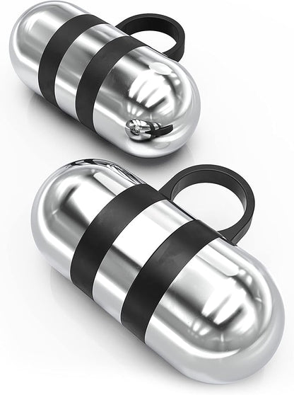 Synergee Cardio Hand Weights. Steel Hand Weights Dumbbell Set with Anti-Slip Silicone Finger Loop for Workout, Fitness, Training for Men and Women. Sold in Pairs. Available in 1lb, 1.5lb and 2lb Sets