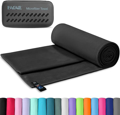 BAGAIL Camping Towel with EVA Case