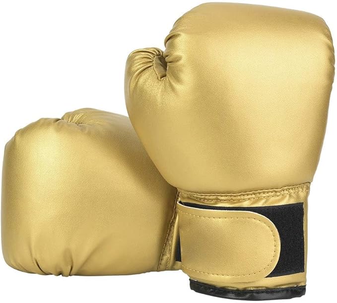 Boxing Gloves, PU Leather Taekwondo Gloves Professional Fighting Children Boxing Training Gloves Thickened Punching Sparring Training Mitts for Kids