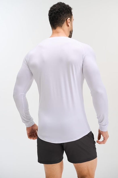 GYM REVOLUTION Men's 5 Pack Workout Gym Hipster Curved Hem Muscle Fitness Hip Hop T Shirts