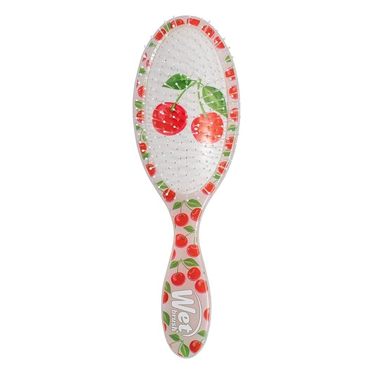 Wet Brush Original Detangler, Cherry (Tutti Fruitti), Ultra-Soft IntelliFlex Bristles Bristles Glide Through Tangles, Detangling Hair Brush, All Hair Types (Wet & Dry), Women & Men, Limited Edition