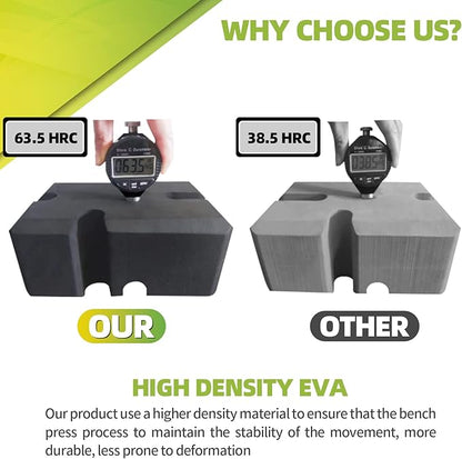Bench Block-Bench Press Block Adjustable 2-5 Bench Board，Improve