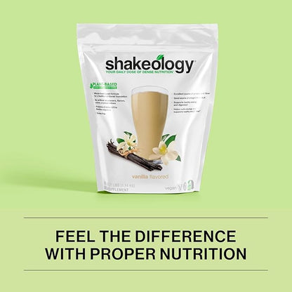 Shakeology Vegan Protein Powder - Gluten Free, Superfood Protein Shake - Helps Support Healthy Weight Loss, Lean Muscle Support, Gut Health, Manage Effects of Stress, Vanilla - 30 Servings