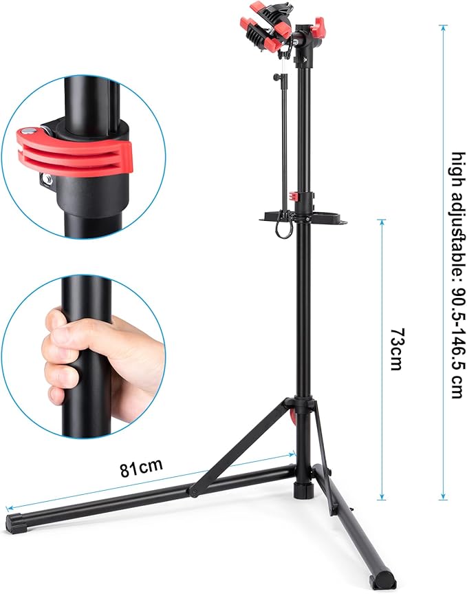 CXWXC Bike Repair Stand - Bike Stand for Maintenance Workstand - Bike Repair Stand Shop Home Mechanics for Mountain Bike and Road Bike