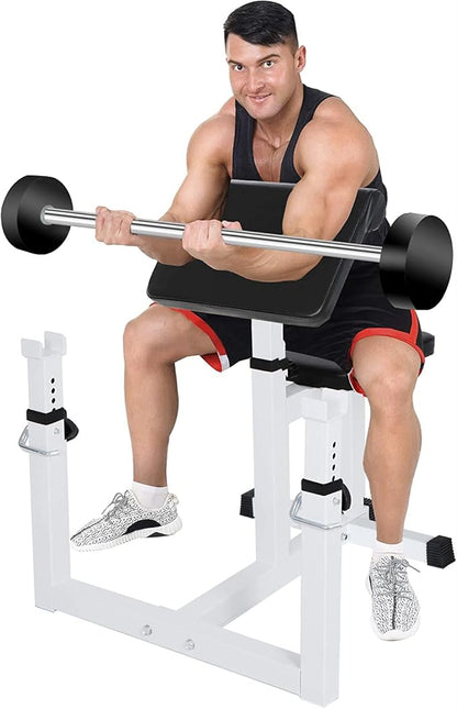 ANT MARCH Preacher Curl Weight Bench Seated Arm 450lLBS