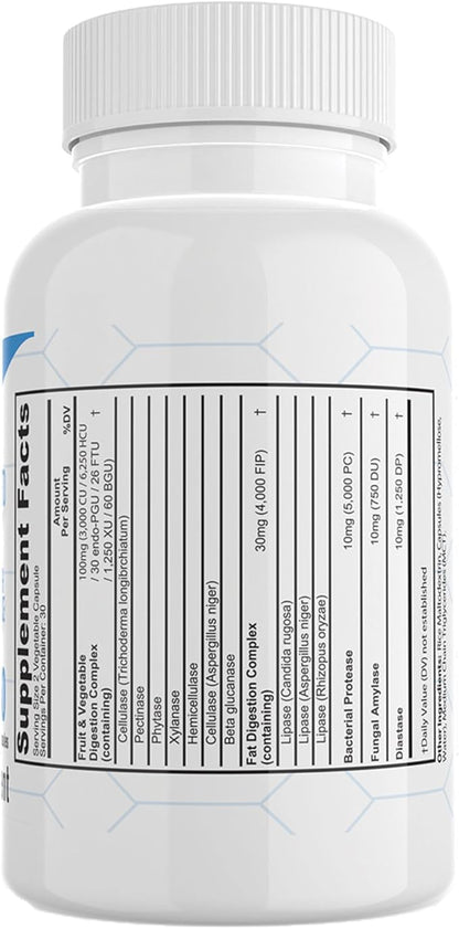Dr. Colbert's Keto Zone Fat-Zyme - Ketogenic Digestive Enzymes - HIgh Lipase - Vegan & Vegetarian Enzyme - 30 Day Supply - Contains High Quantities of Enzymes That Break Down Veggies & Fats