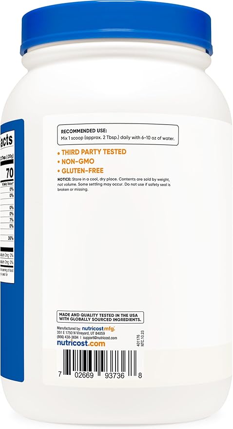 Nutricost Dextrose Powder 5 LBS - Non-GMO, Gluten Free