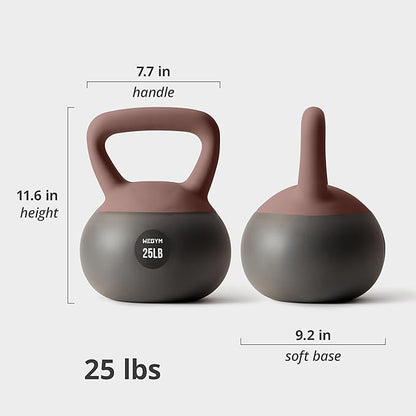 Soft Kettlebells with Cushioned Impact-Resistant Base and Anti-Slip
