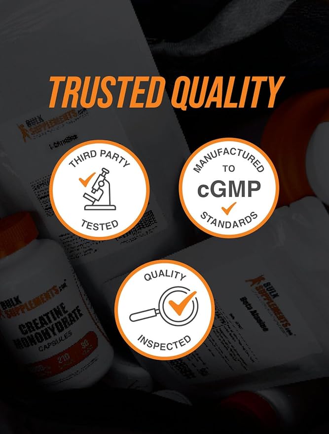 BulkSupplements.com L-Glutamine Capsules - Glutamine Supplement, L Glutamine 5000mg, L Glutamine Pills - Gut Health, Gluten Free, 10 Capsules per Serving, 240 Capsules (Pack of 1)