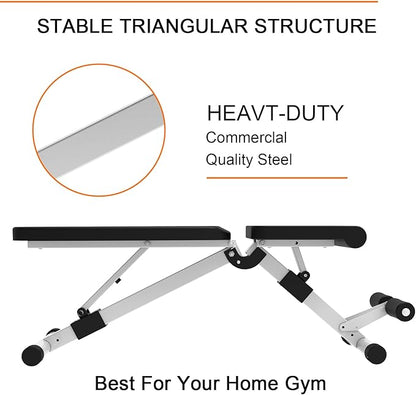 NicBex Weight Bench