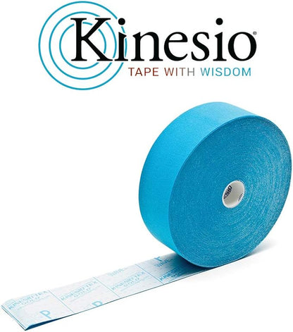 Kinesio Taping - Elastic Therapeutic Athletic Tape Tex Gold FP - Bulk Roll - Black – 2 in. x 103 ft