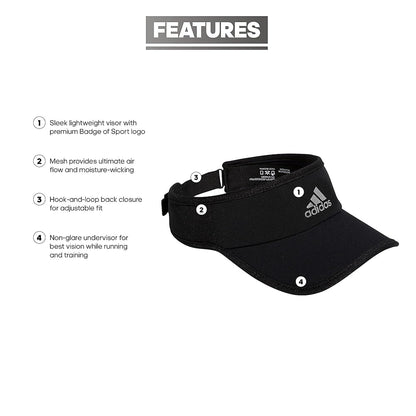 adidas Superlite, Sun Visor Hat for Women, Sport Performance, Outdoor Activities