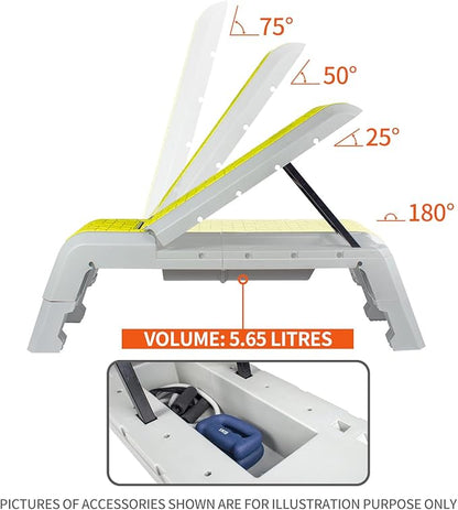 leikefitness Multifunctional Aerobic Deck with Cord Workout Platform
