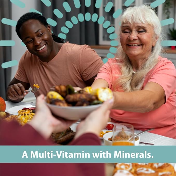 GeriCare One-Daily Multi-Vitamin & Minerals, Dietary Suplement Tablets (200 Count (Pack of 1))