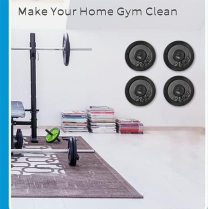 Weight Plate Holder, Steel Wall Mounted Weight Plate Rack Storage for 2" Weight Plate, Mounting Hardware Included