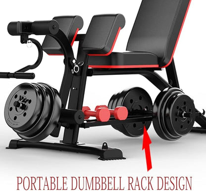 Utility Weight Bench with Leg Extension - Multi-Position