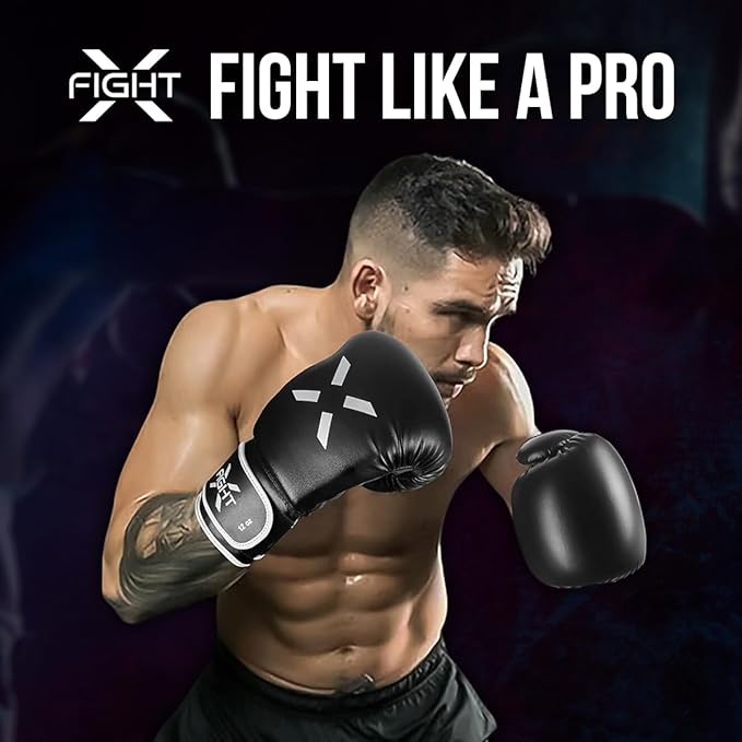 Boxing Gloves MMA Heavy Bag Boxing Gloves for Adults Boxing Practice Gloves Men and Women Lightweight Boxing Gloves for Training & Sparring Gloves Boxing for Kickboxing