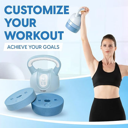Yes4All Kettlebell Sets - Adjustable Kettlebell Set