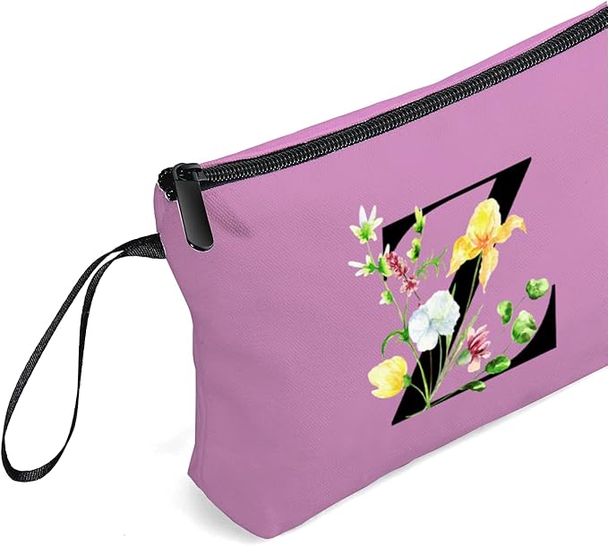SEAMOON Birthday Friendship Bridesmaid Team Gifts for Employees Women Mom Girl Daughter Teenage Personalized Make up Cosmetic Bag Travel with Mirror Mothers Day Christmas Graduation Z