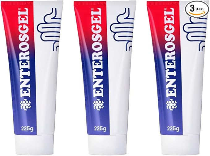 Enterosgel Toxin Binding Gel For Cleansing The Gut 225G (Pack Of 3)