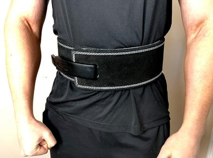 Arsa Fitness Weightlifting Adjustable Lever Belt for Men 10MM Thickness 4" Width