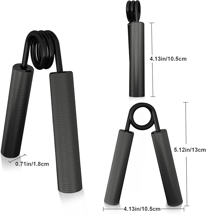 Grip Strength Trainer 4 Pack (100 150,200,250lbs), Metal