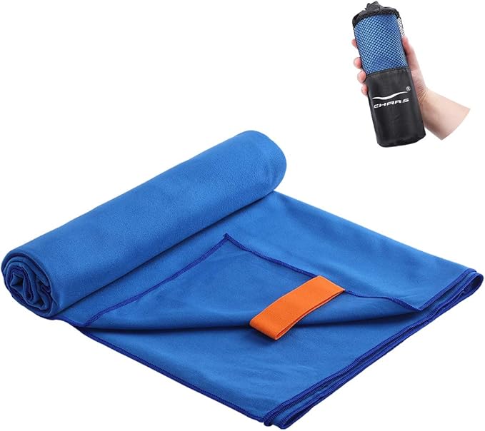 CHARS Camping Towels Microfiber Sand Free Beach Towel (30" x 63") with