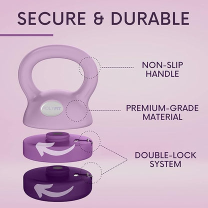 Adjustable Kettlebell - Kettlebell Weights Set for Home Gym