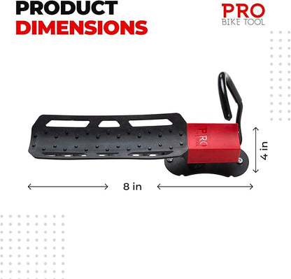 Pro Bike Tool Swivel Bike Rack, Wall Mount for Bicycles, Home, Garage, Vertical Hanging Rack for Storage, Secure Hook for MTB, Road, Hybrid Bikes