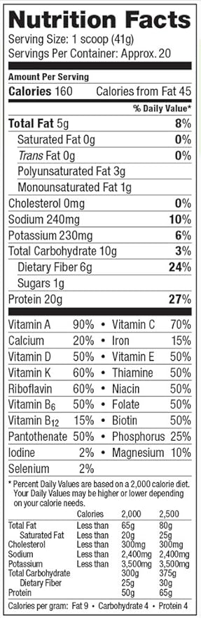Vega One All in One Nutritional Shake French Vanilla - Plant Based Vegan Protein Powder, Non Dairy, Gluten Free, Non GMO, 29.2 Ounce (Pack of 1)