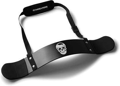Gymreapers Bicep Arm Blaster -Thick Aluminum Support Bicep