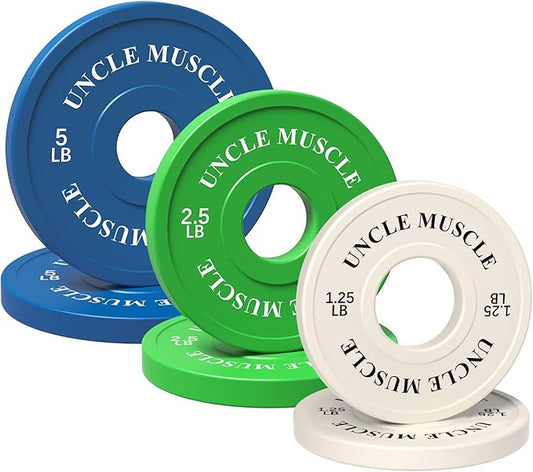 Rubber Change Plates 0.25-0.5 -0.75-1 -1.25-2.5 -5LB Set