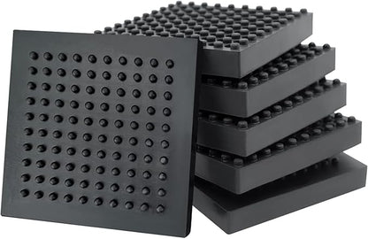 BXI Exercise Equipment Mat - 4 x 4 0.8 Inches 6 Pcs