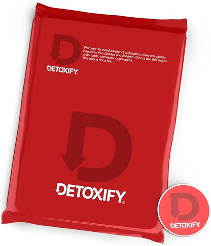 Detoxify – The Stuff Herbal Cleanse Detox Drink – Full Body Cleanse Detox for Women and Men - Same Day Results - Plus Sticker - for Average Toxin Exposure - Grape - 16 oz