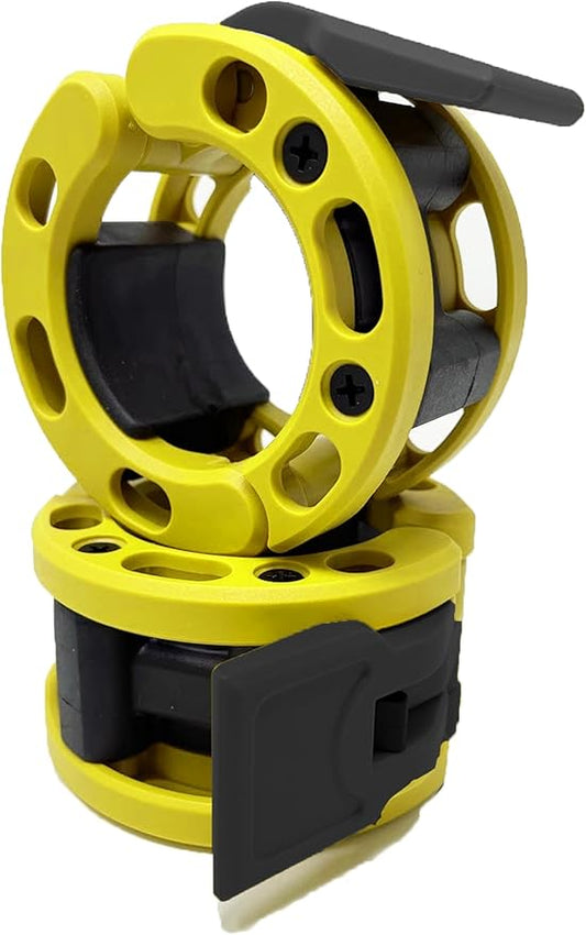 Clout Fitness Olympic Barbell Clamps Collars Quick Release 2 Inch