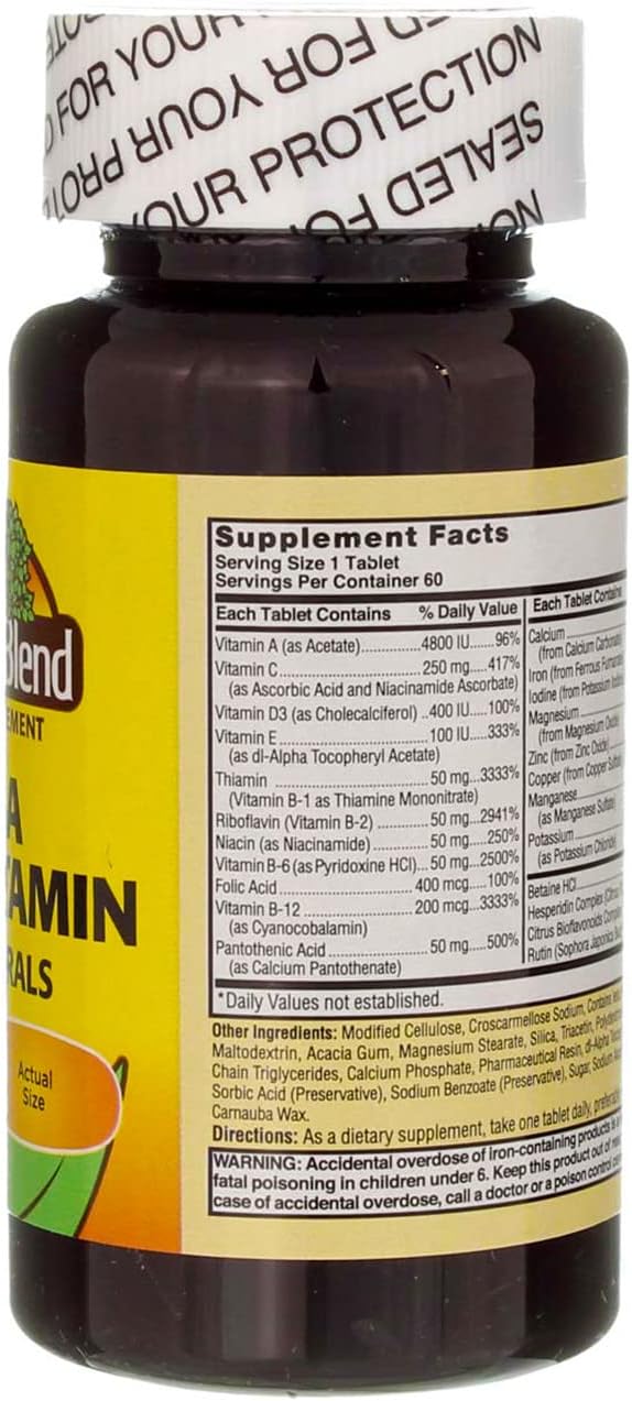 Nature's Blend MEGA Multi W/Chel MIN TB 60
