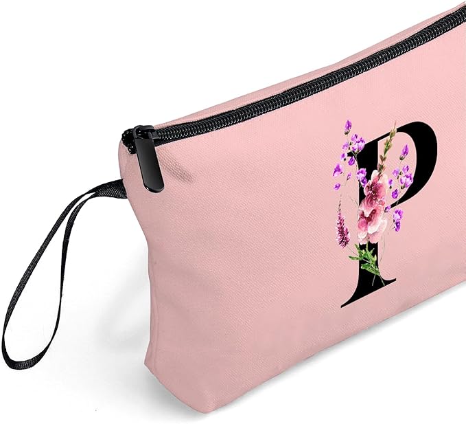SEAMOON Birthday Inspirational Bridesmaid Proposal Team Small Gifts for Women Mom Aunt Teacher Sister Coworkers Makeup Cosmetic Bag Travel with Mirror Mothers Day Christmas Graduation P