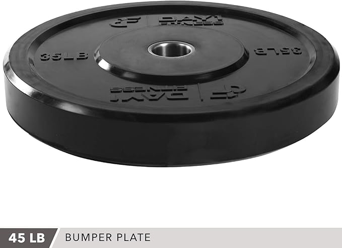 Day 1 Fitness Olympic Bumper Plate 2” – 5 Weight 10lbs to 45lbs -